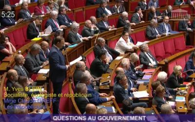 ma dix-huitième question au gouvernement…